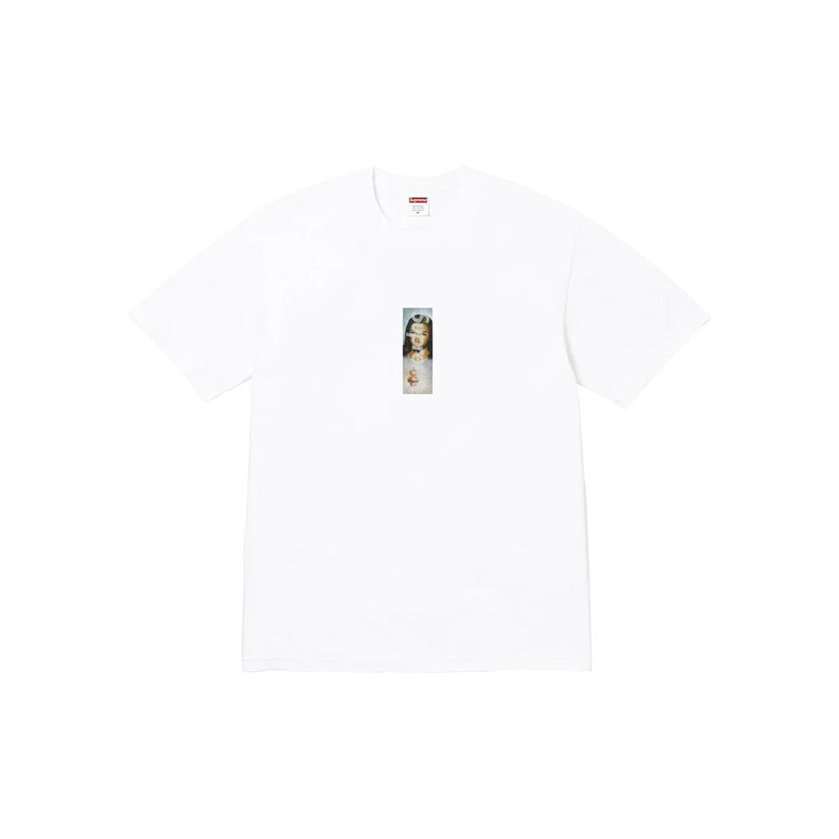 Supreme Prayer Card Box Logo Tee White (FW26)