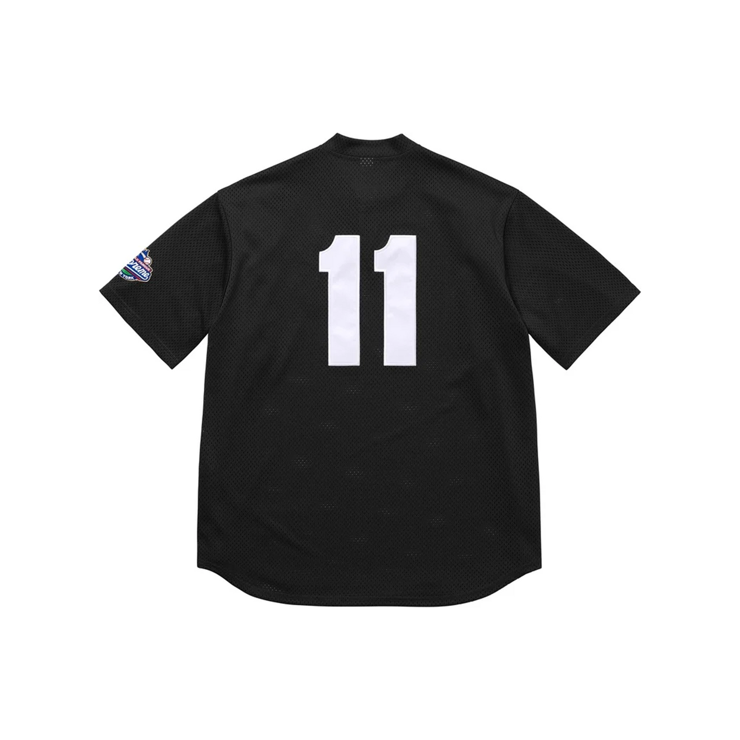 Supreme S Logo Baseball Henley Jersey Black (SS25)