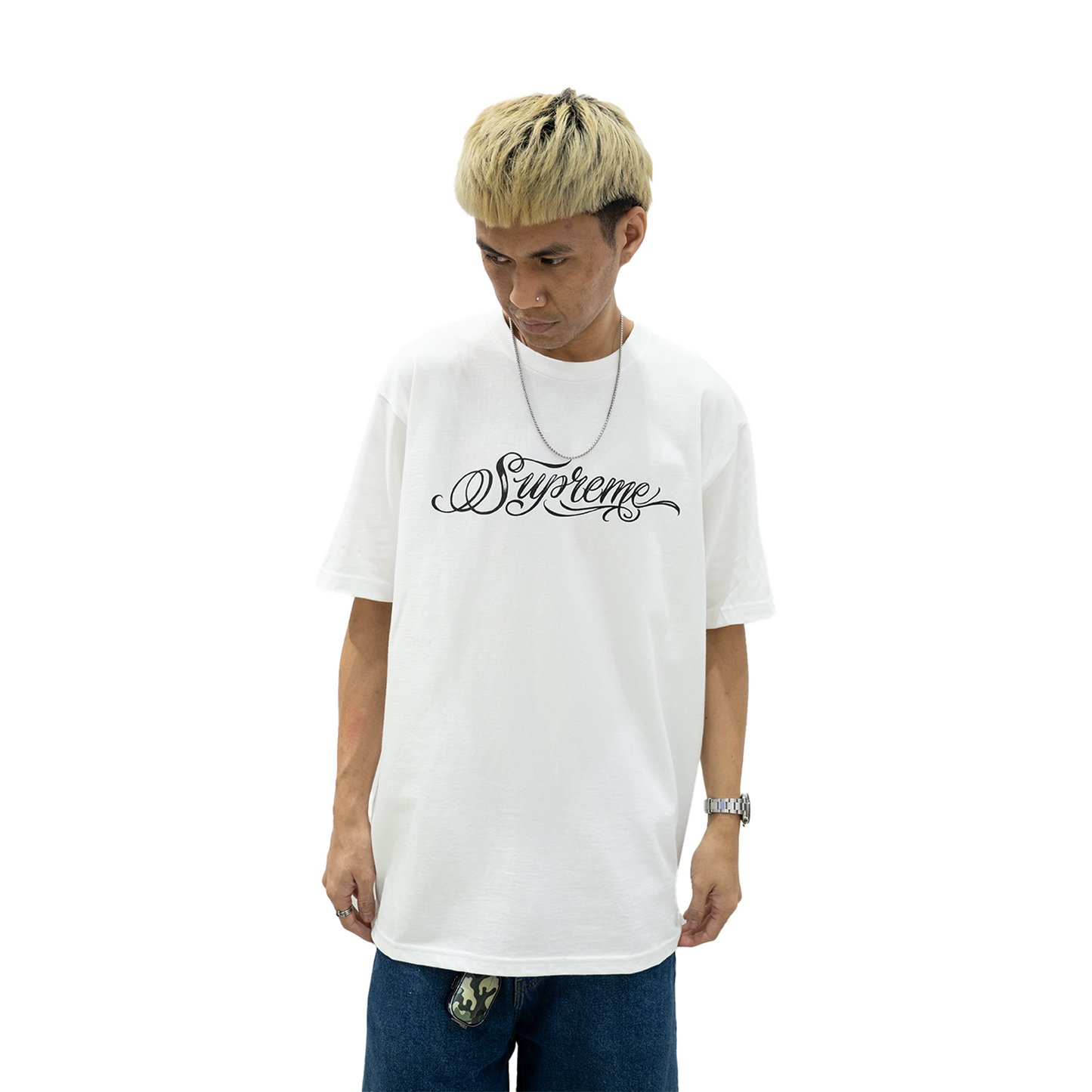 Supreme Script Tee White (FW24)