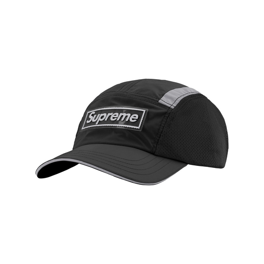 Supreme Side Mesh Camp Cap Black (SS25)