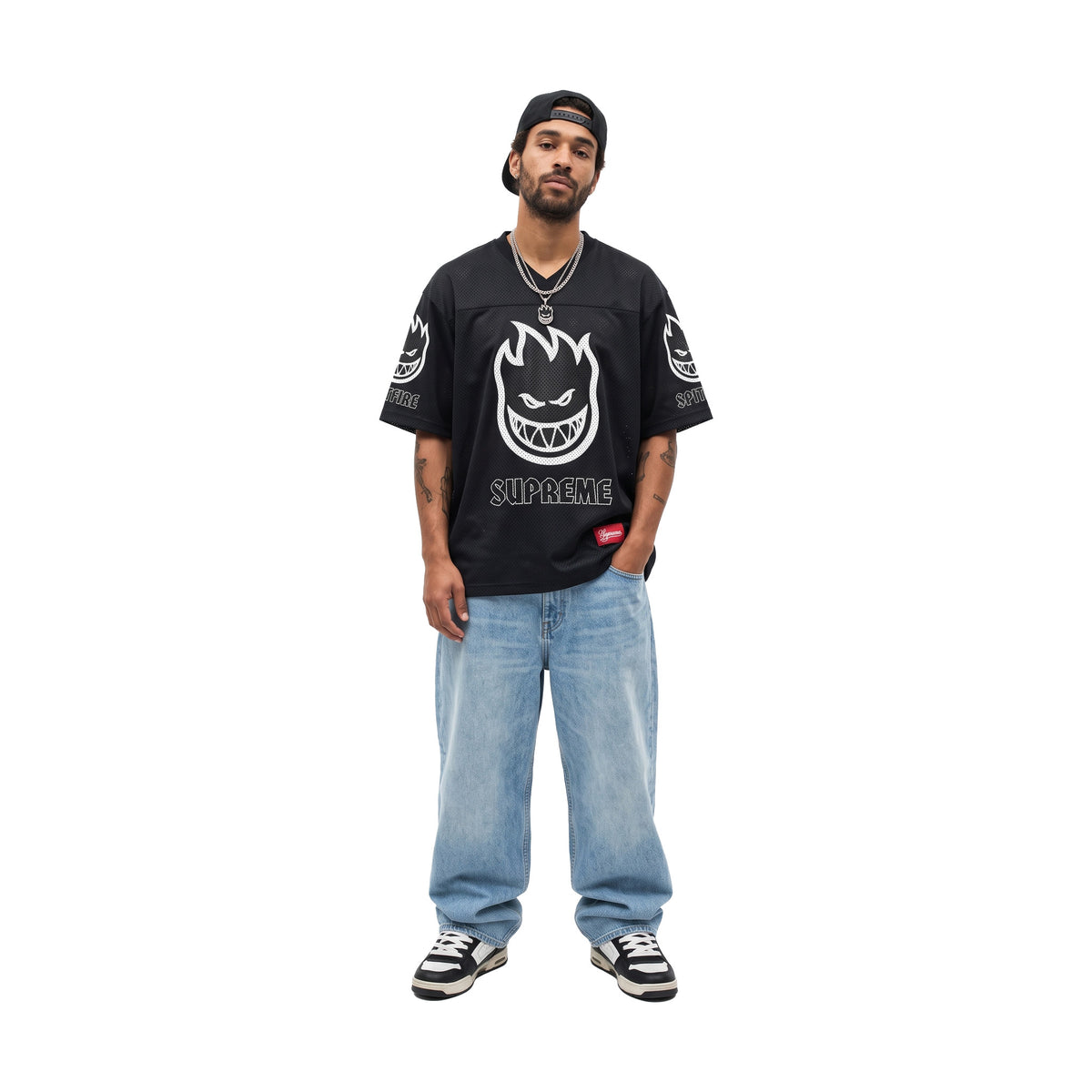 Supreme® / Spitfire® Football Jersey Black (SS26)