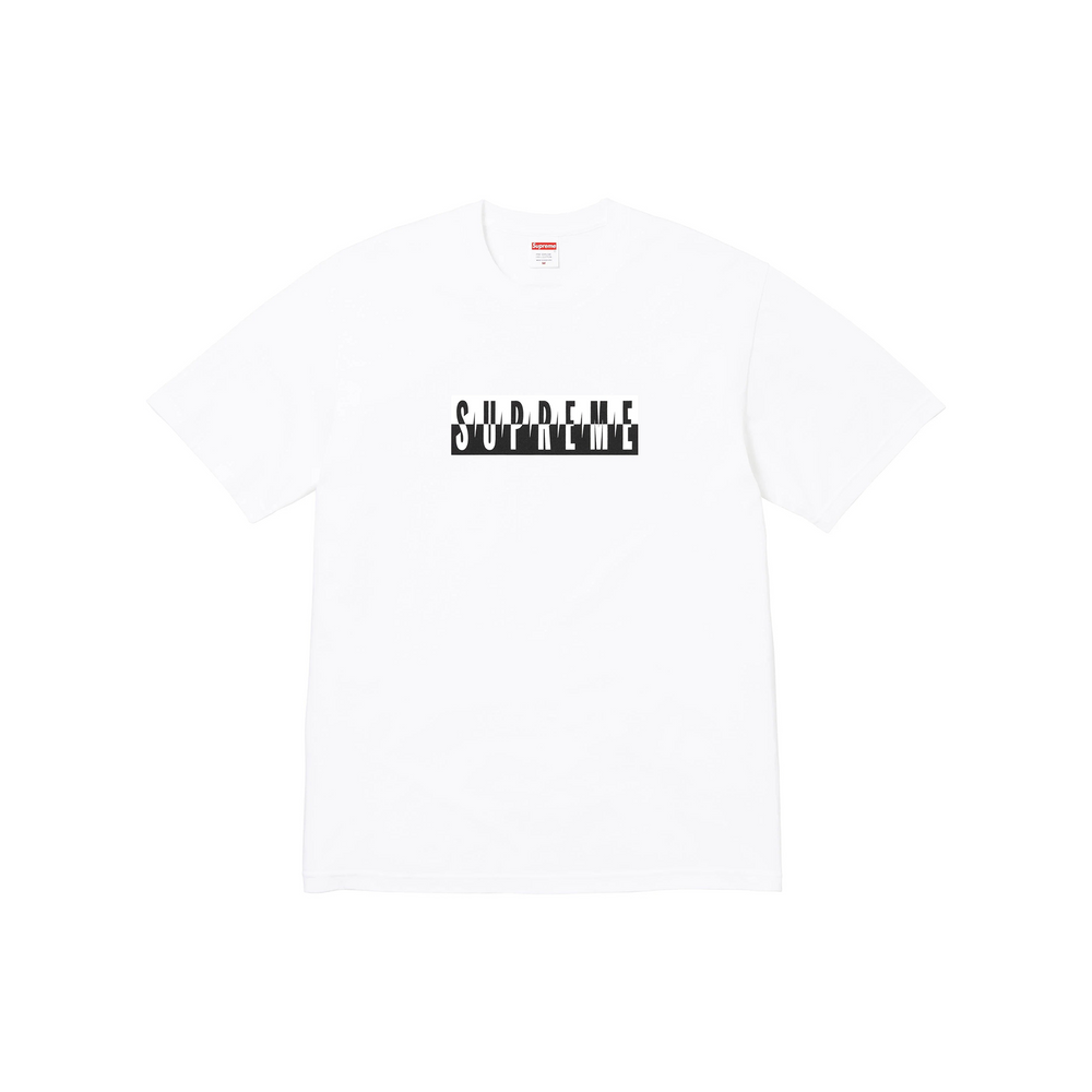 Supreme Split Tee White (FW25)