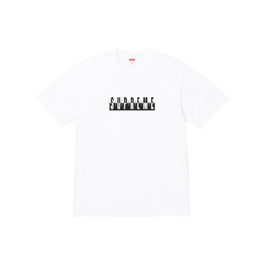 Supreme Split Tee White (FW25)