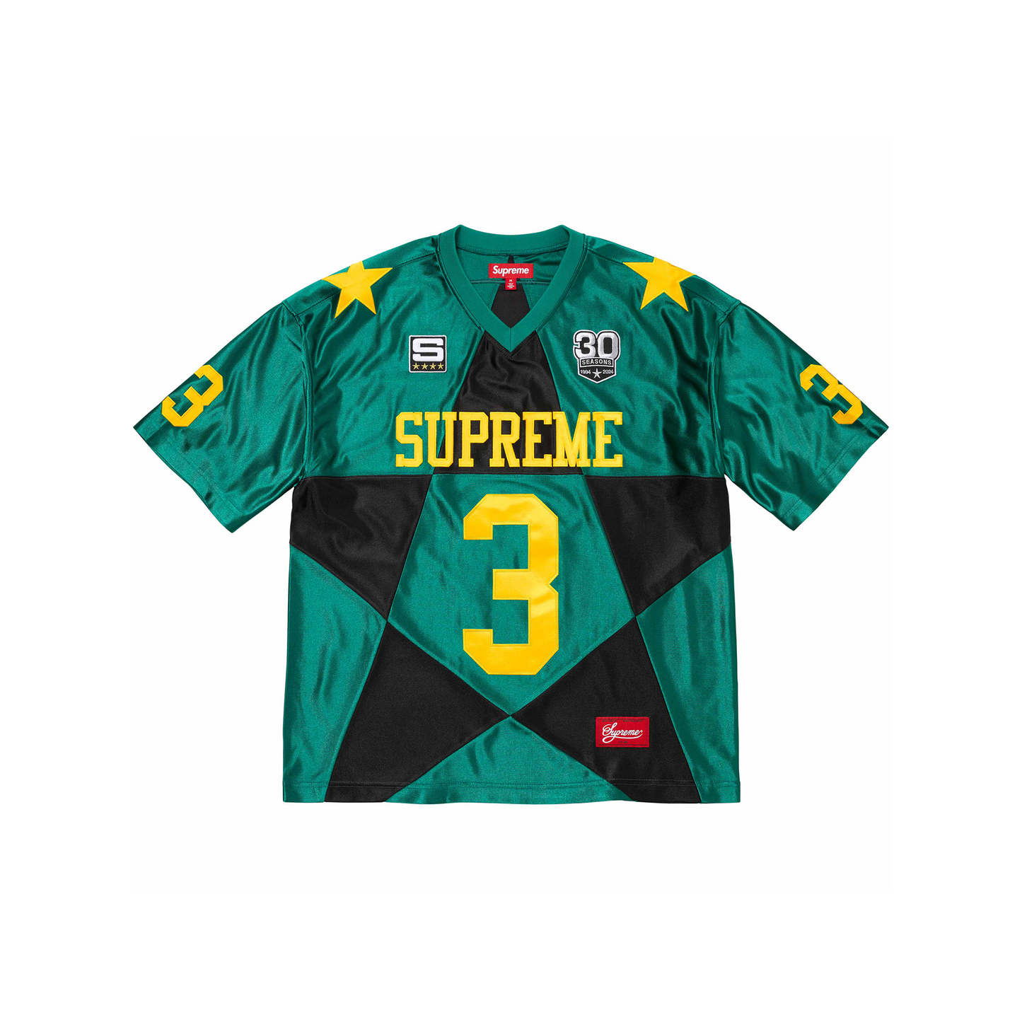 Supreme Star Football Jersey Green (FW24)