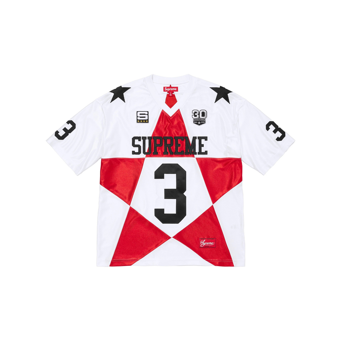 Supreme Star Football Jersey White (FW24)