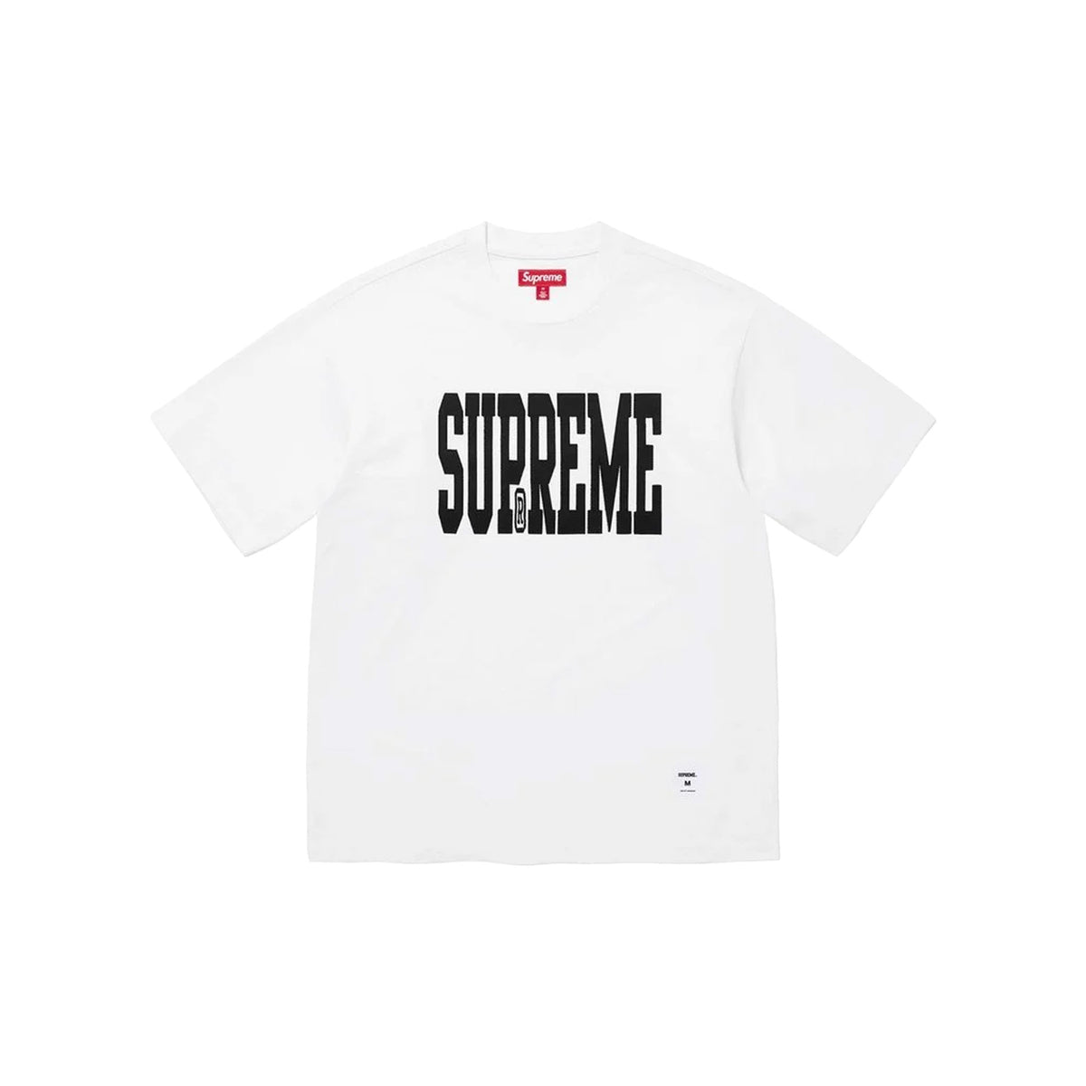 Supreme Stretch Appliqué Short Sleeved Tee White (FW26)