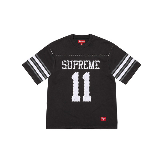 Supreme Studded Short Sleeved Football Tee Black (SS26)