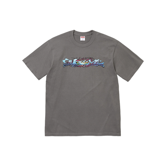 Supreme Tag Tee Charcoal (FW25)