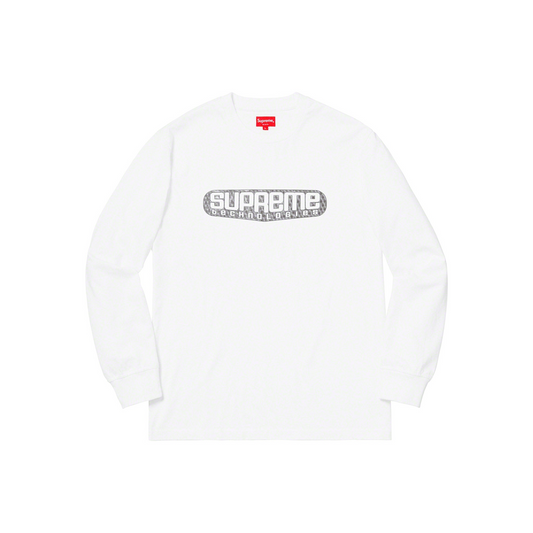 Supreme Tech Long Sleeved Tee White (SS19)