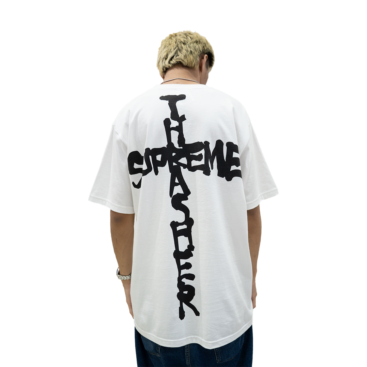 Supreme Thrasher Cross Tee White (FW24)