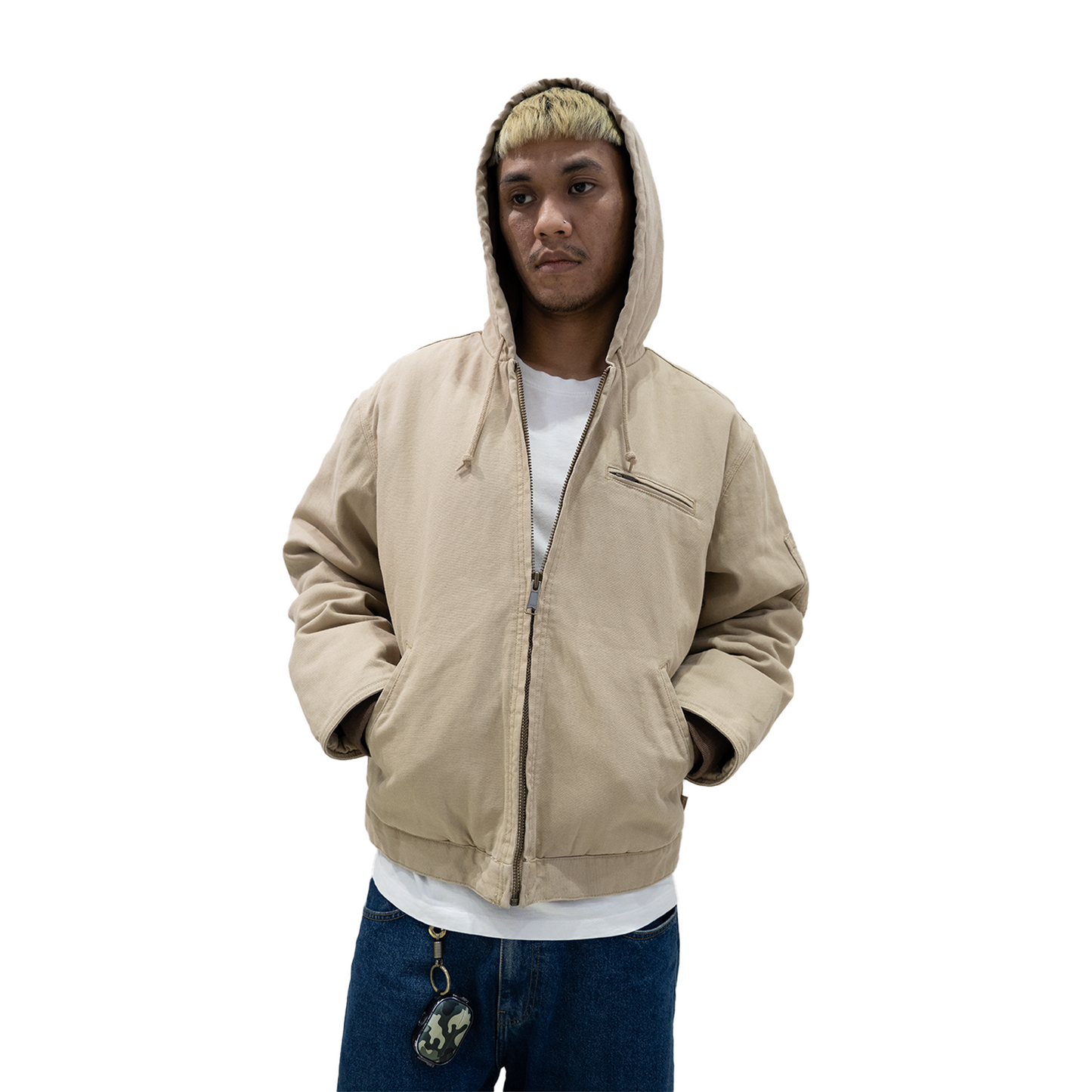 Supreme Thrasher Hooded Work Jacket Tan (FW24)