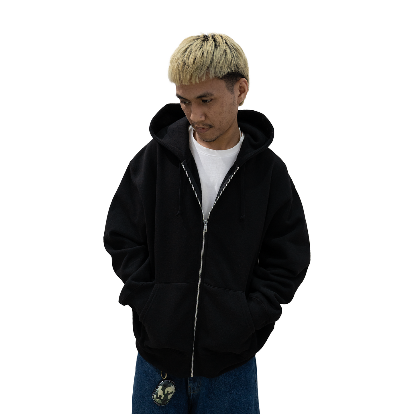 Supreme Thrasher Zip Up Hoodie Black (FW24)