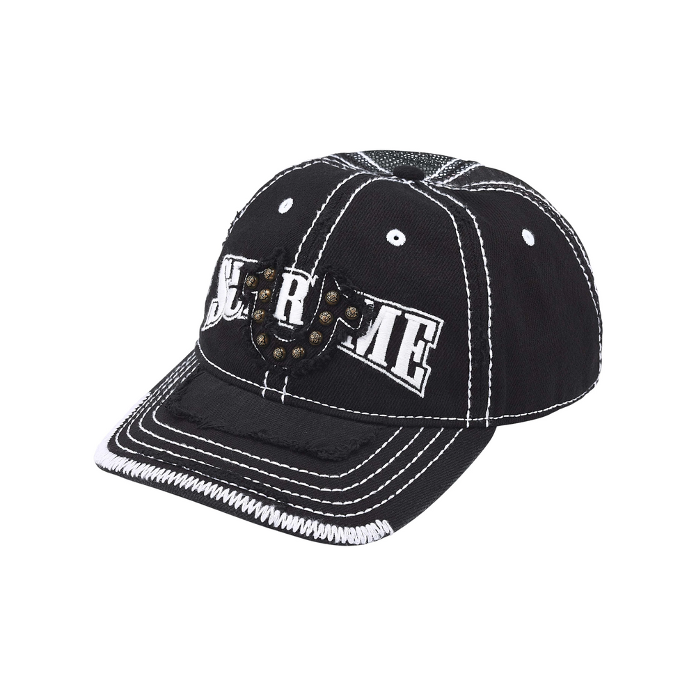 Supreme True Religion Mesh Back 6-Panel Cap Black (FW25)