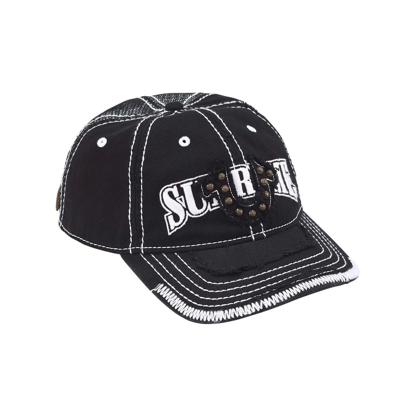 Supreme True Religion Mesh Back 6-Panel Cap Black (FW25)