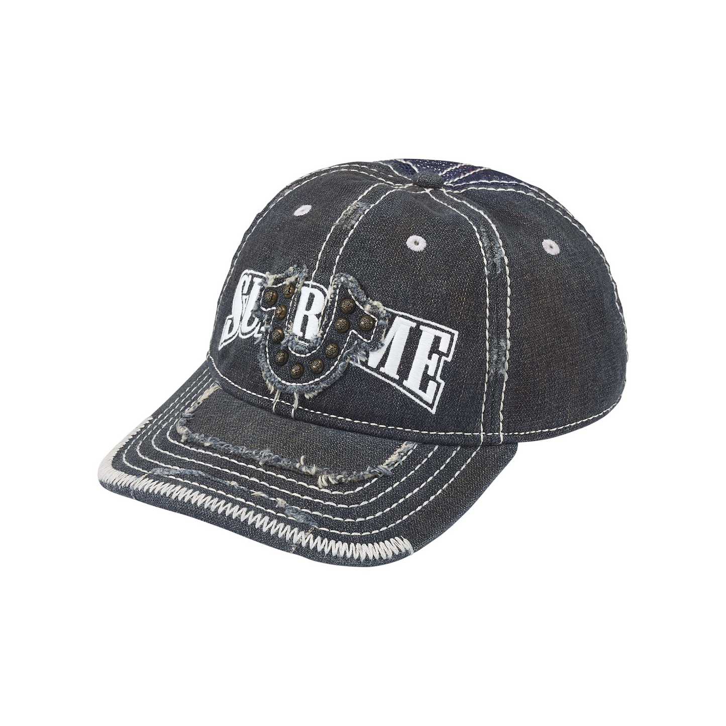 Supreme True Religion Mesh Back 6-Panel Cap Dirty Indigo (FW25)