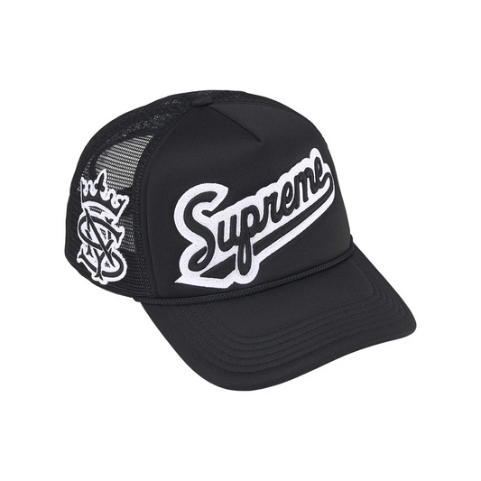 Supreme University Mesh Back 5-Panel Cap Black (SS26)