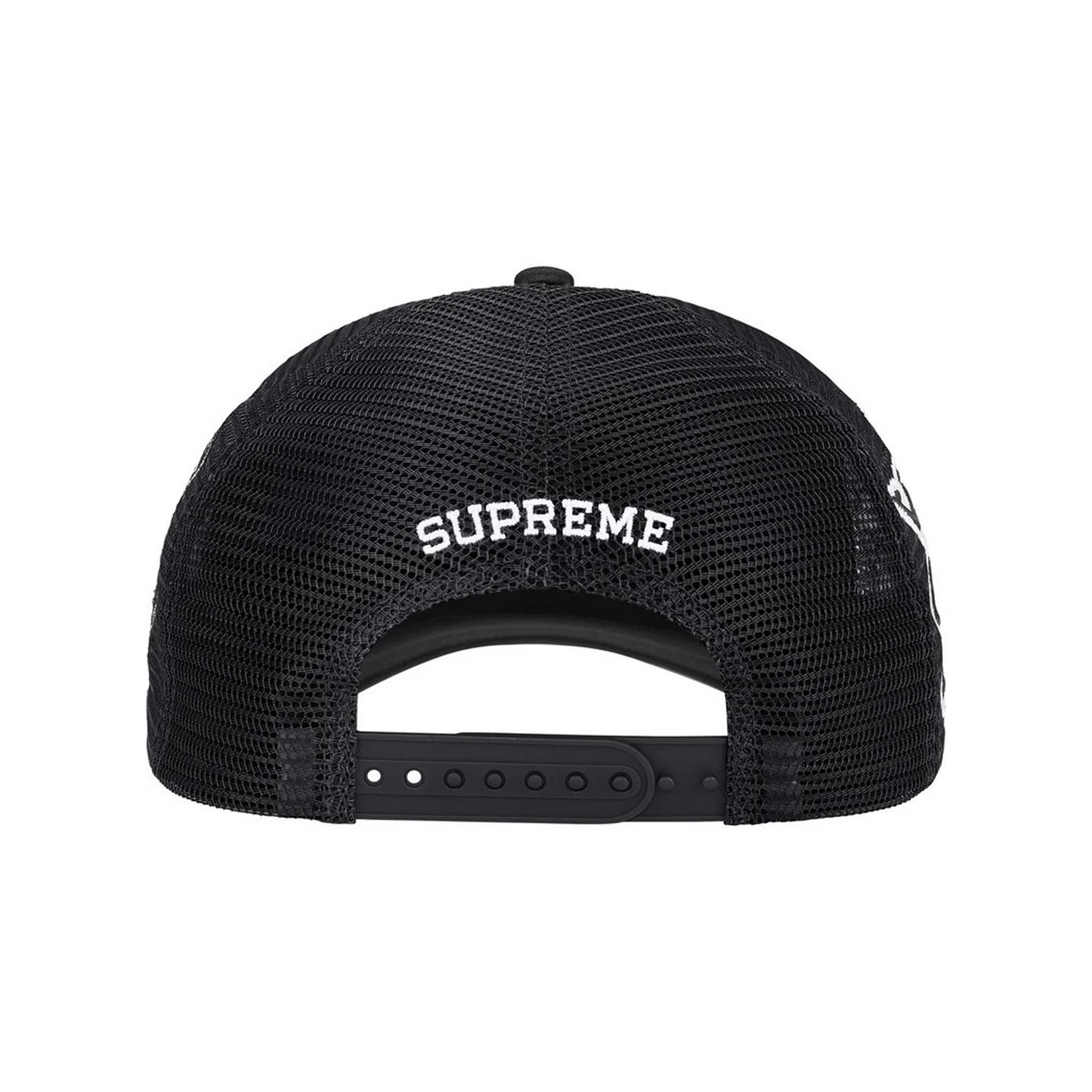 Supreme University Mesh Back 5-Panel Cap Black (SS26)