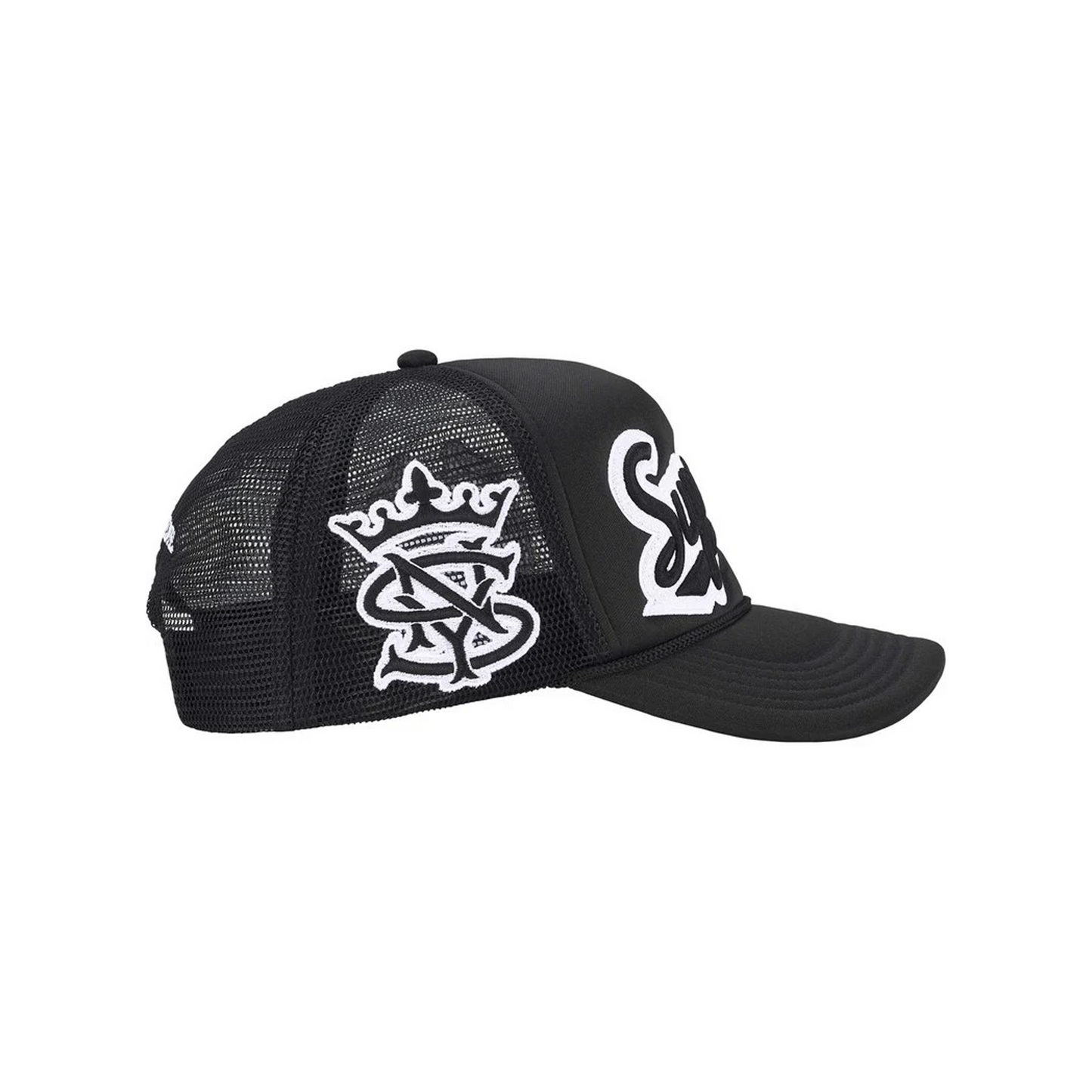 Supreme University Mesh Back 5-Panel Cap Black (SS26)