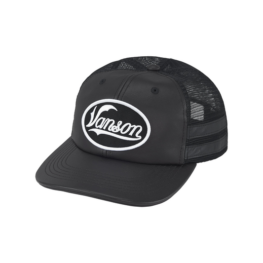 Supreme®/Vanson Leathers® Mesh Back 6-Panel Cap Black (FW25)