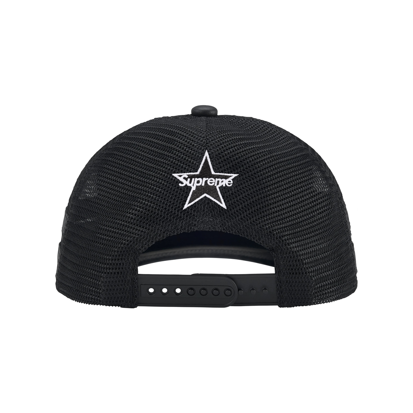 Supreme®/Vanson Leathers® Mesh Back 6-Panel Cap Black (FW25)