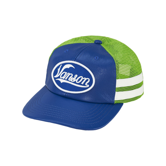 Supreme®/Vanson Leathers® Mesh Back 6-Panel Cap Royal (FW25)