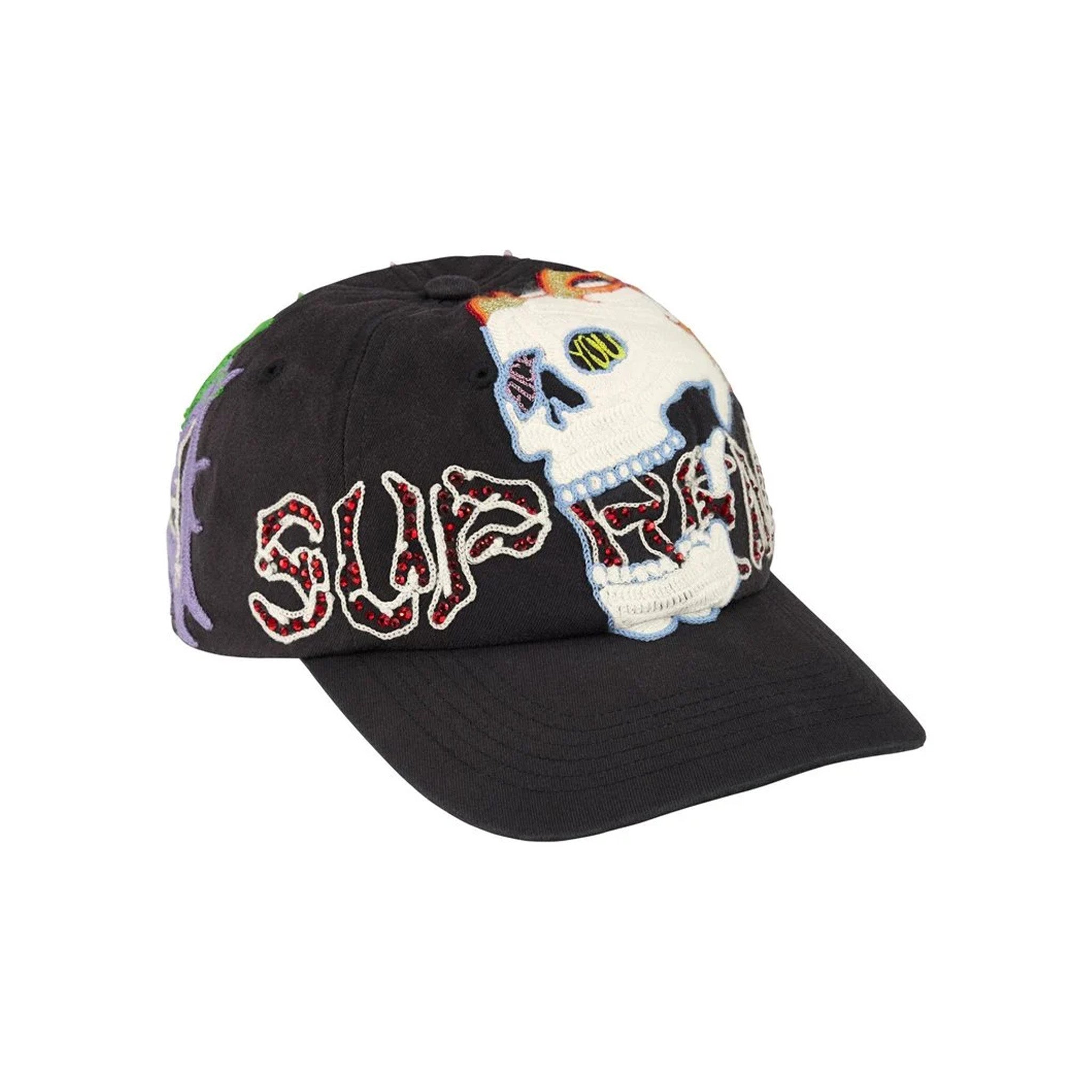 Supreme WFST 6-Panel Cap Black (FW26) – STEALPLUG KL