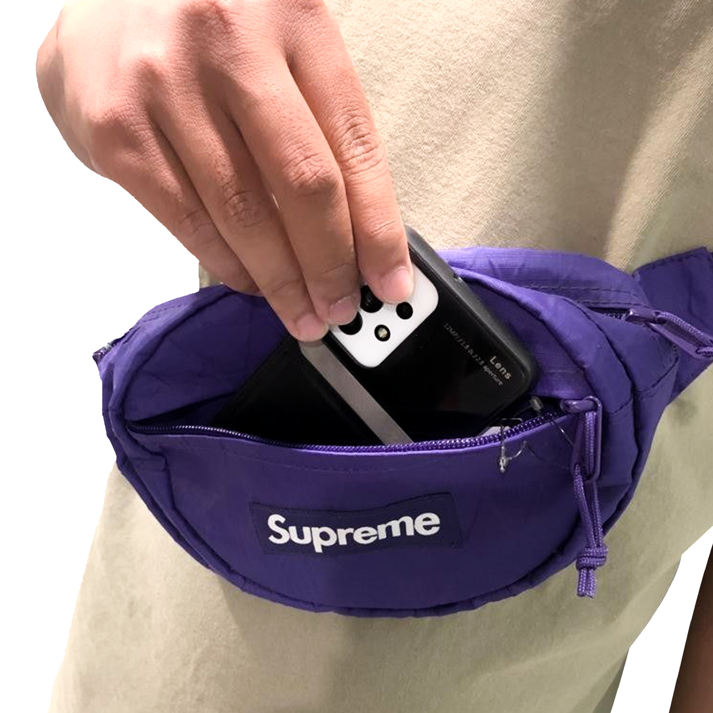 Supreme Waist Bag Purple (FW18)