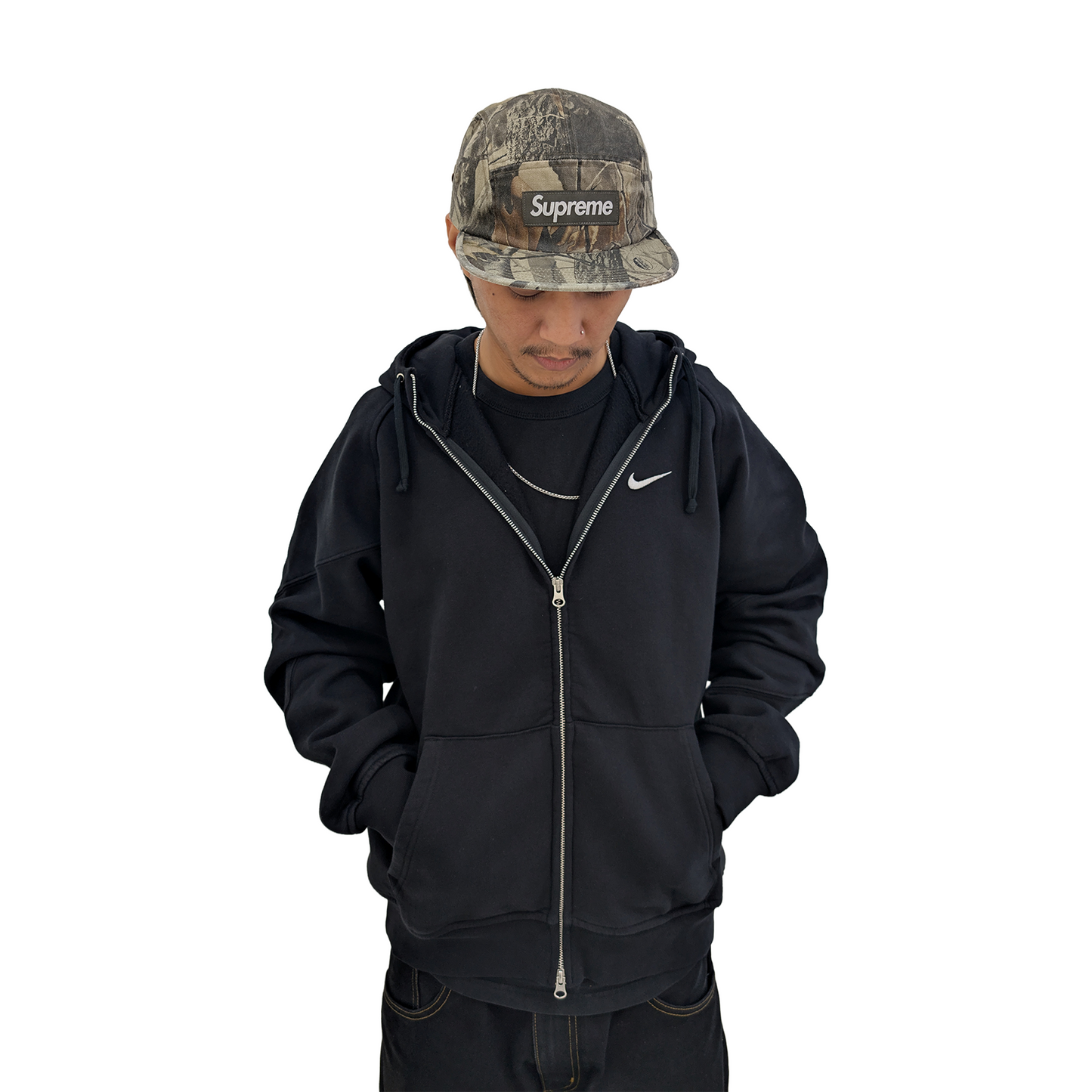 Supreme Washed Chino Twill Camp Cap Realtree® Hardwoods Camo (SS25)