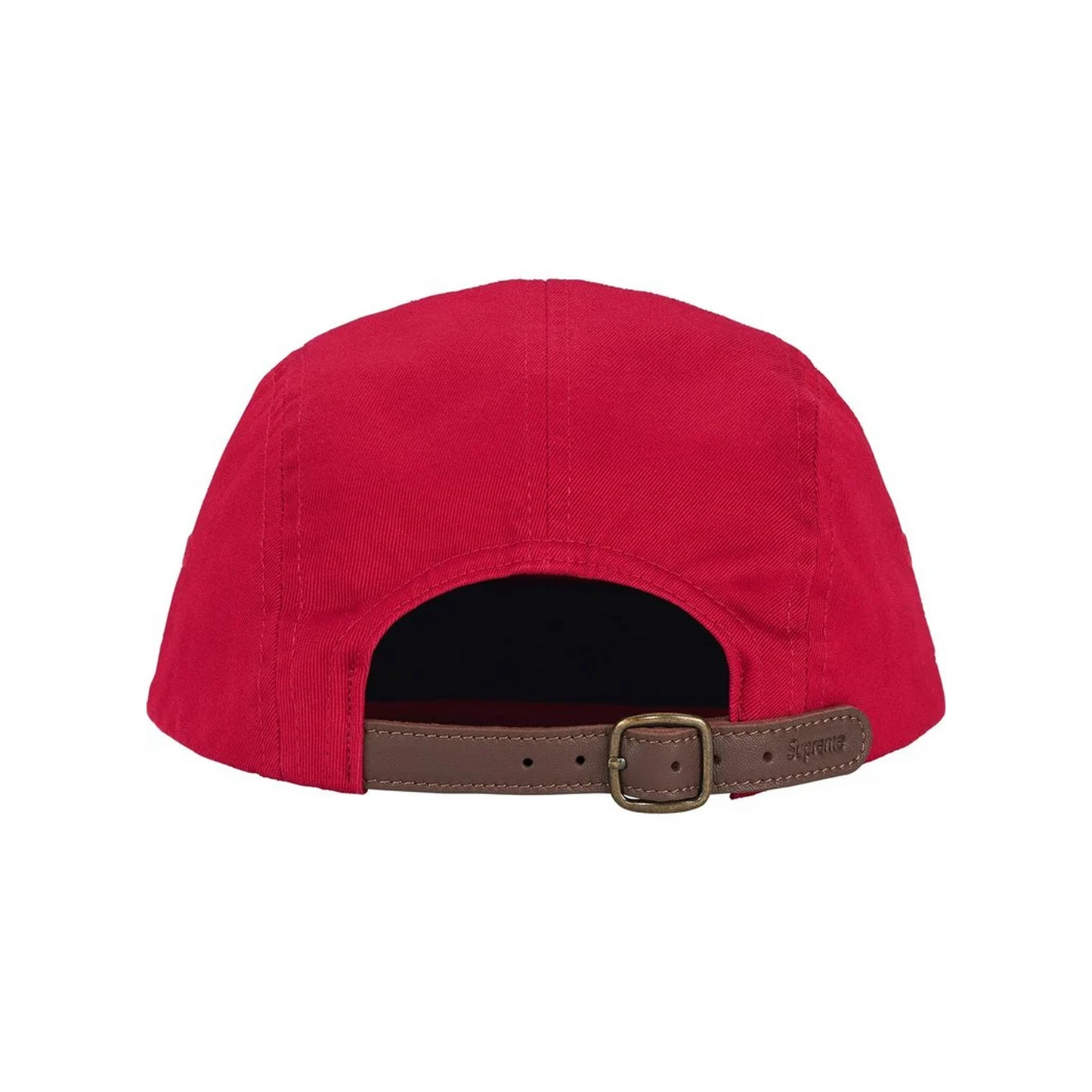 Supreme Washed Chino Twill Camp Cap Red (SS26)