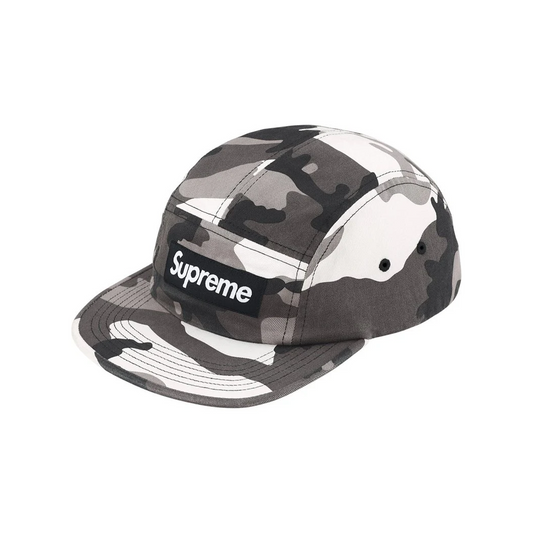 Supreme Washed Chino Twill Camp Cap Snow Camo (SS26)