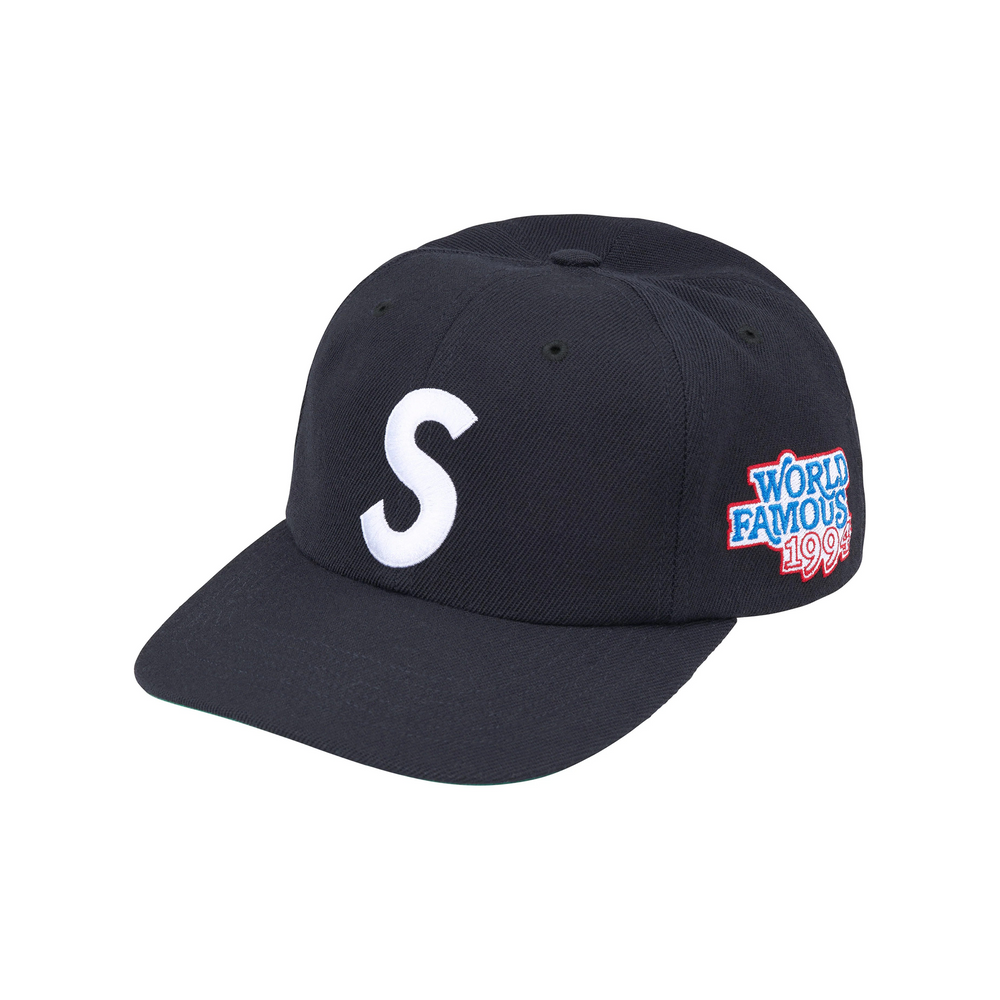 帽子 Supreme World Famous S Logo 6-Panel NAVY Supreme World Famous S Logo 6-Panel Navy (SS25) – STEALPLUG KL