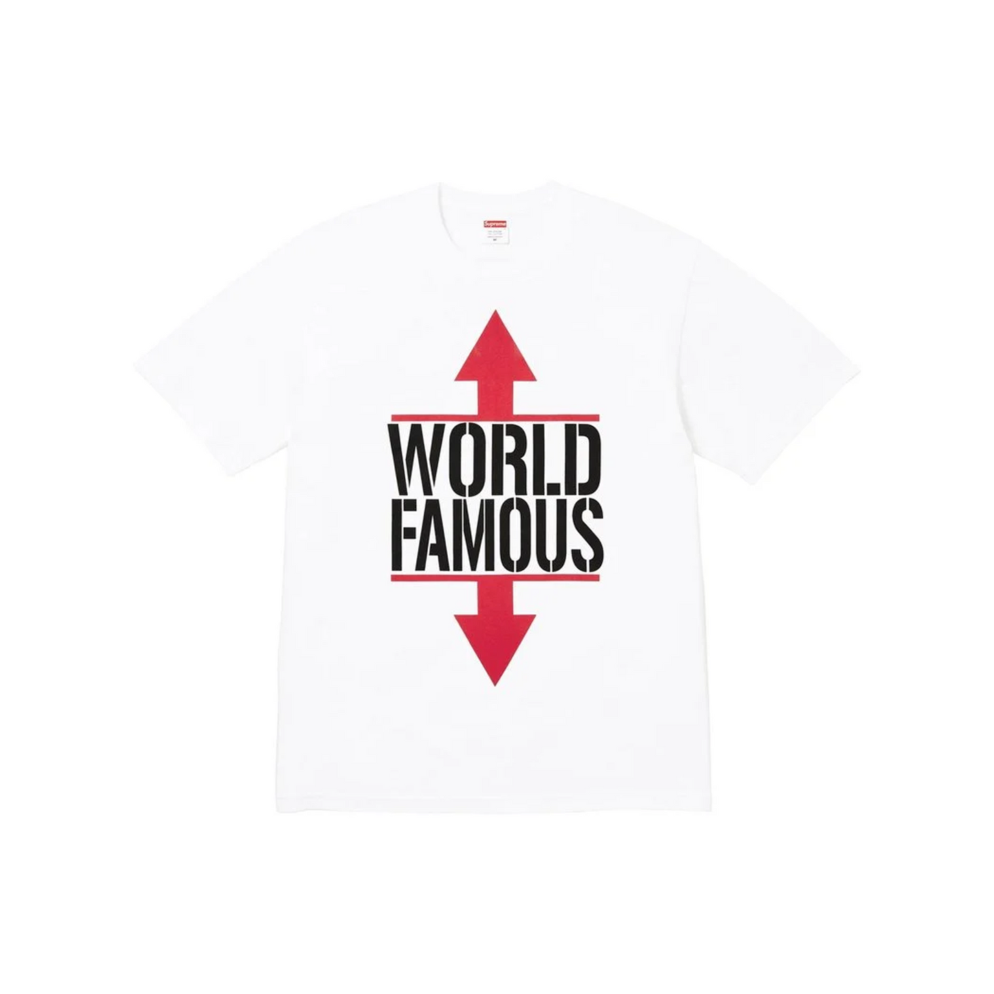 Supreme World Famous Tee White (SS26)
