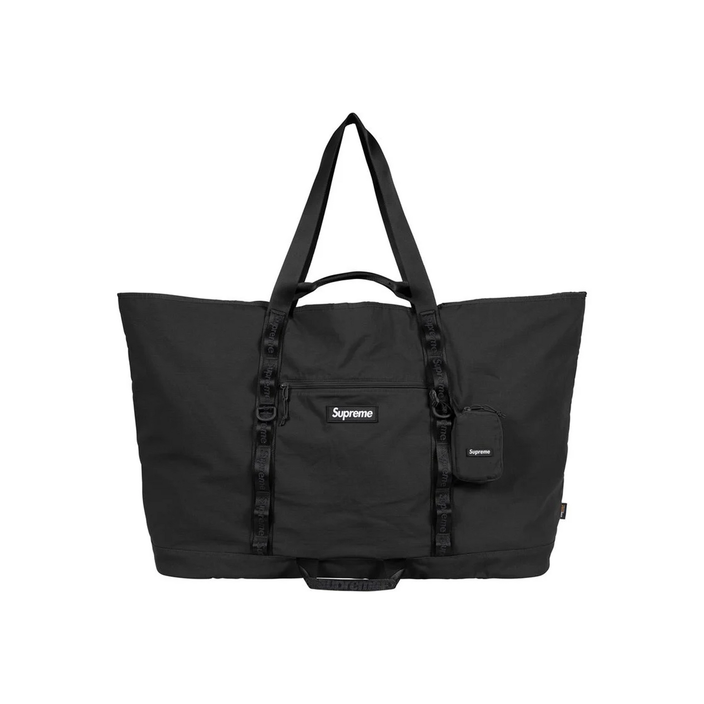 Supreme X-Large Tote Bag + Utility Pouch Black (SS26)