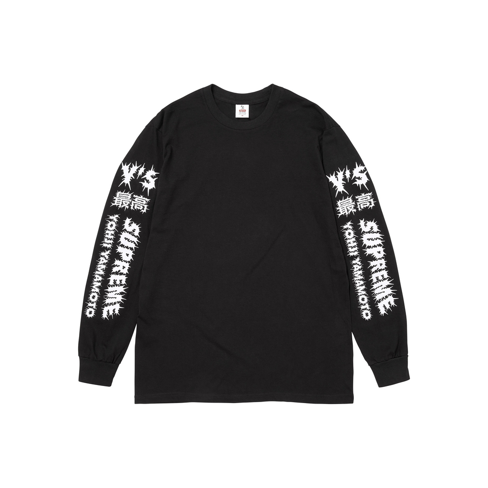 Supreme Y's by Yohji Yamamoto Long-Sleeved Tee Black (FW25)