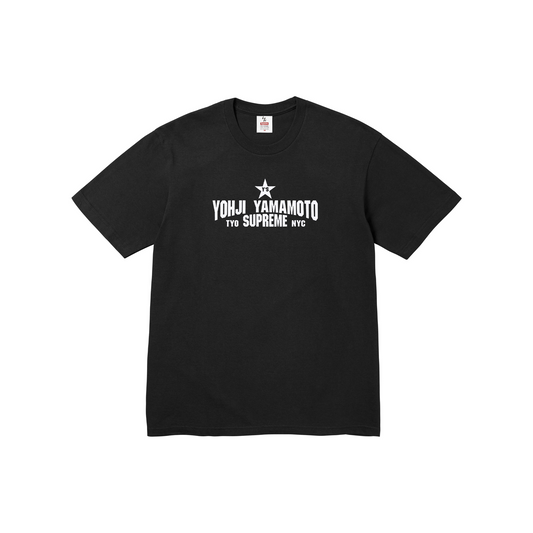 Supreme Y's by Yohji Yamamoto Star Tee Black (FW25)