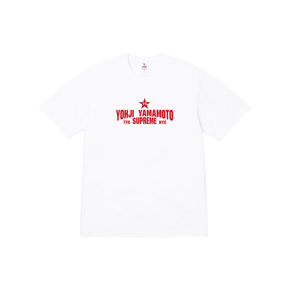 Supreme Y's by Yohji Yamamoto Star Tee White (FW25)
