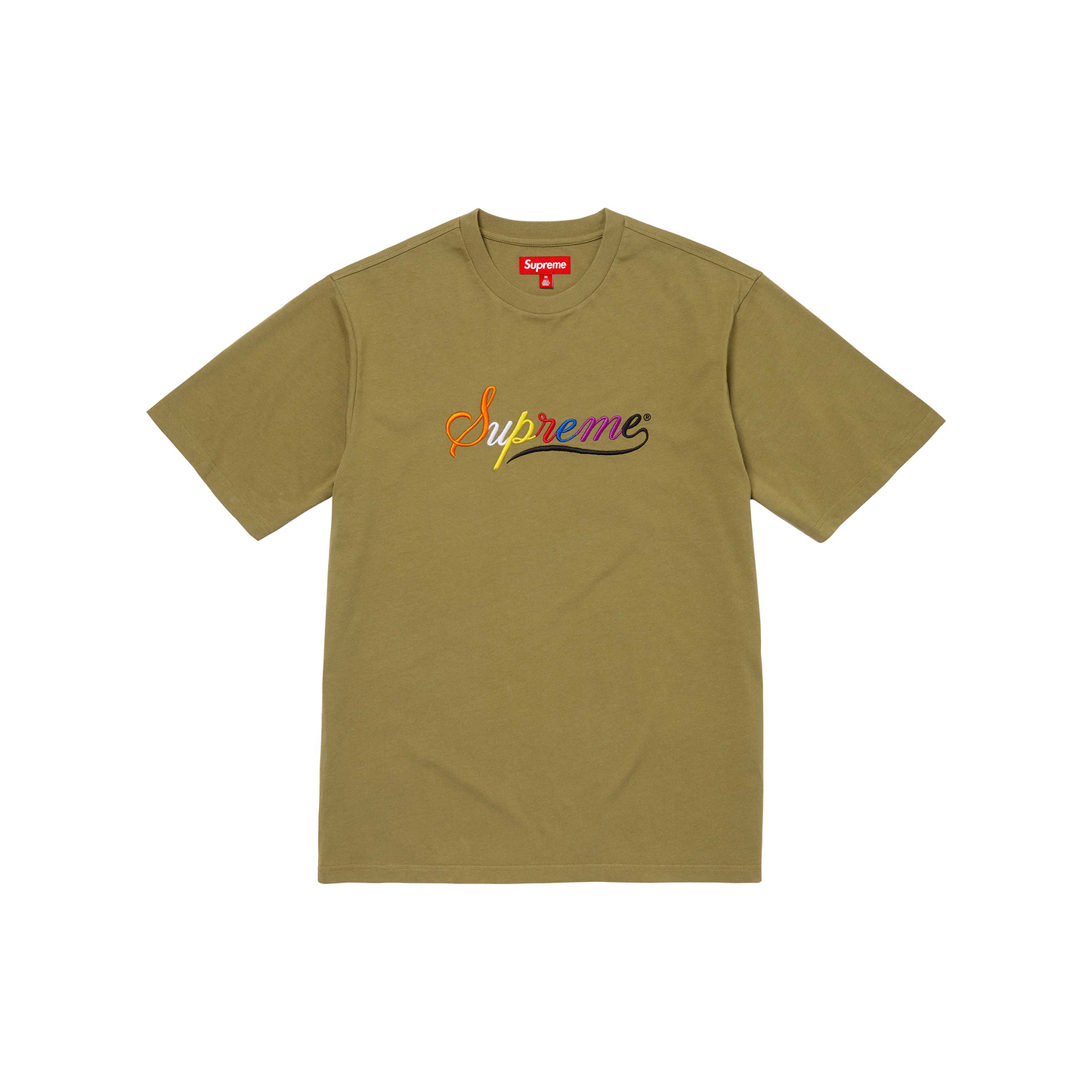 Supreme Cursive S/S Tee Dusty Olive (FW24)