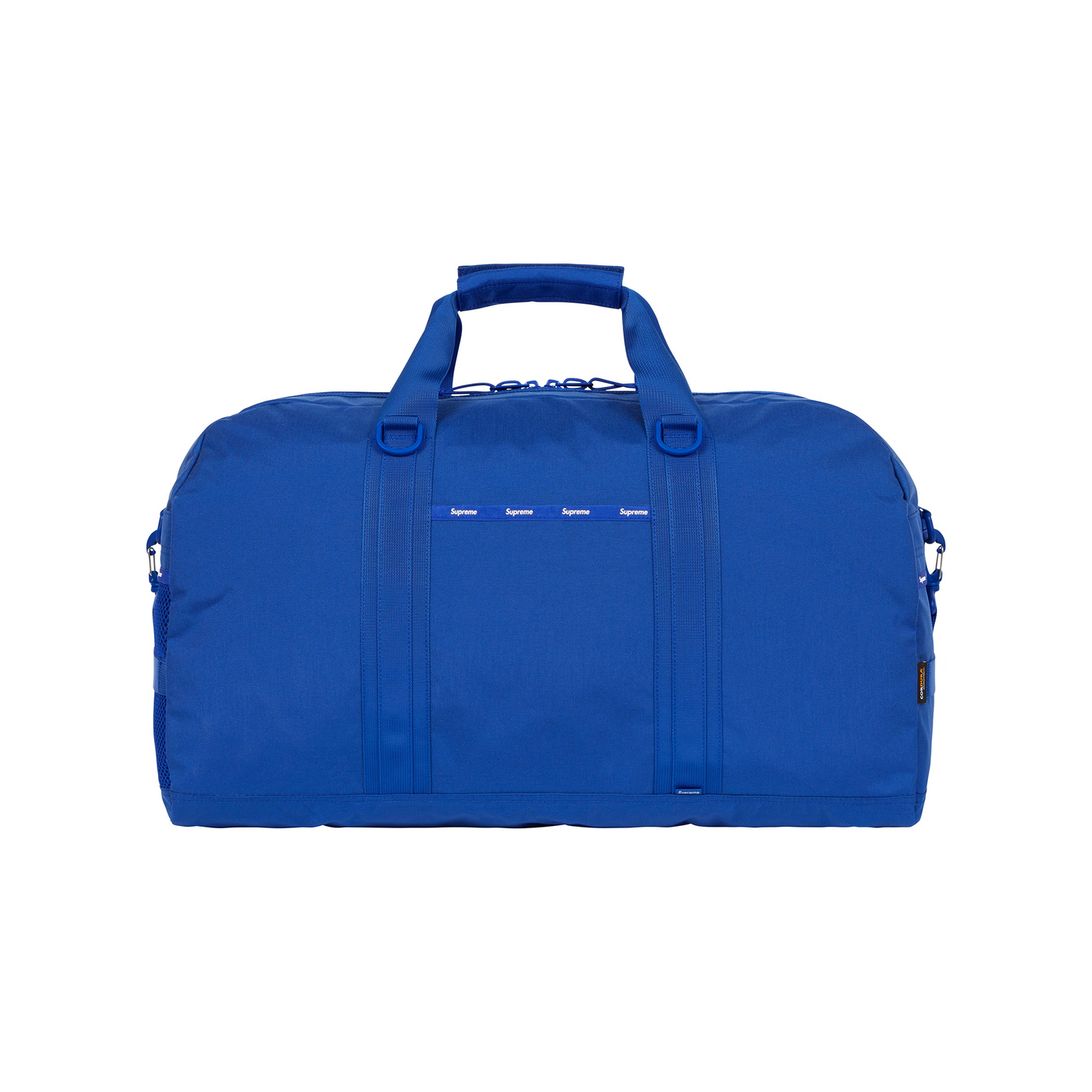 Blue supreme duffle bag sale