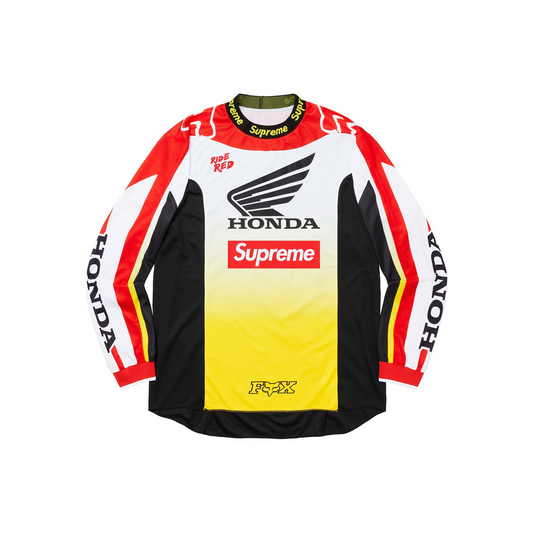 Supreme® / Honda® / Fox® Racing Moto Jersey Red (FW19)
