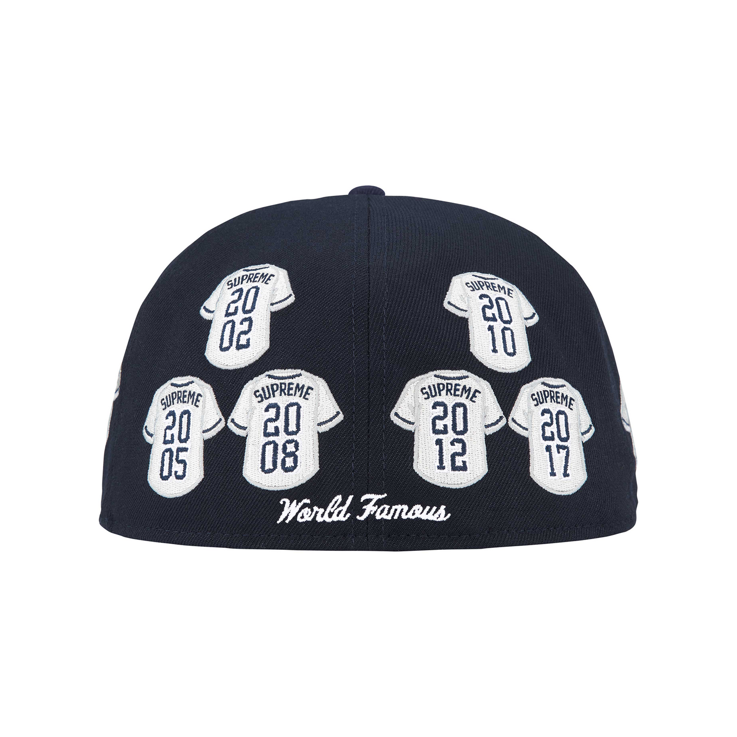 Supreme Jerseys Box Logo New Era® Cap Navy (FW24)