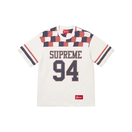 Supreme Patchwork Yoke Football Tee Stone (FW24)