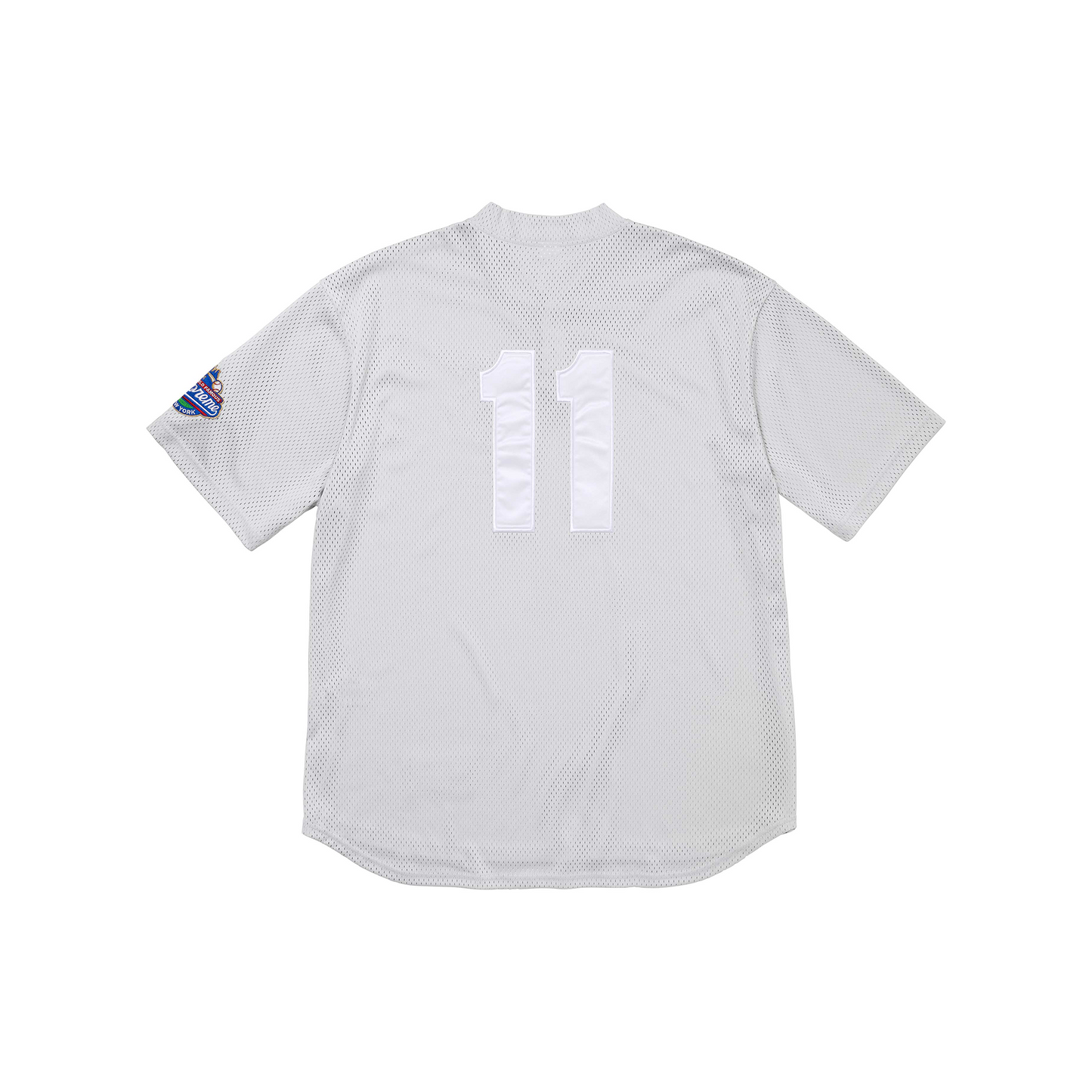 Supreme S Logo Baseball Henley Jersey Grey (FW24)