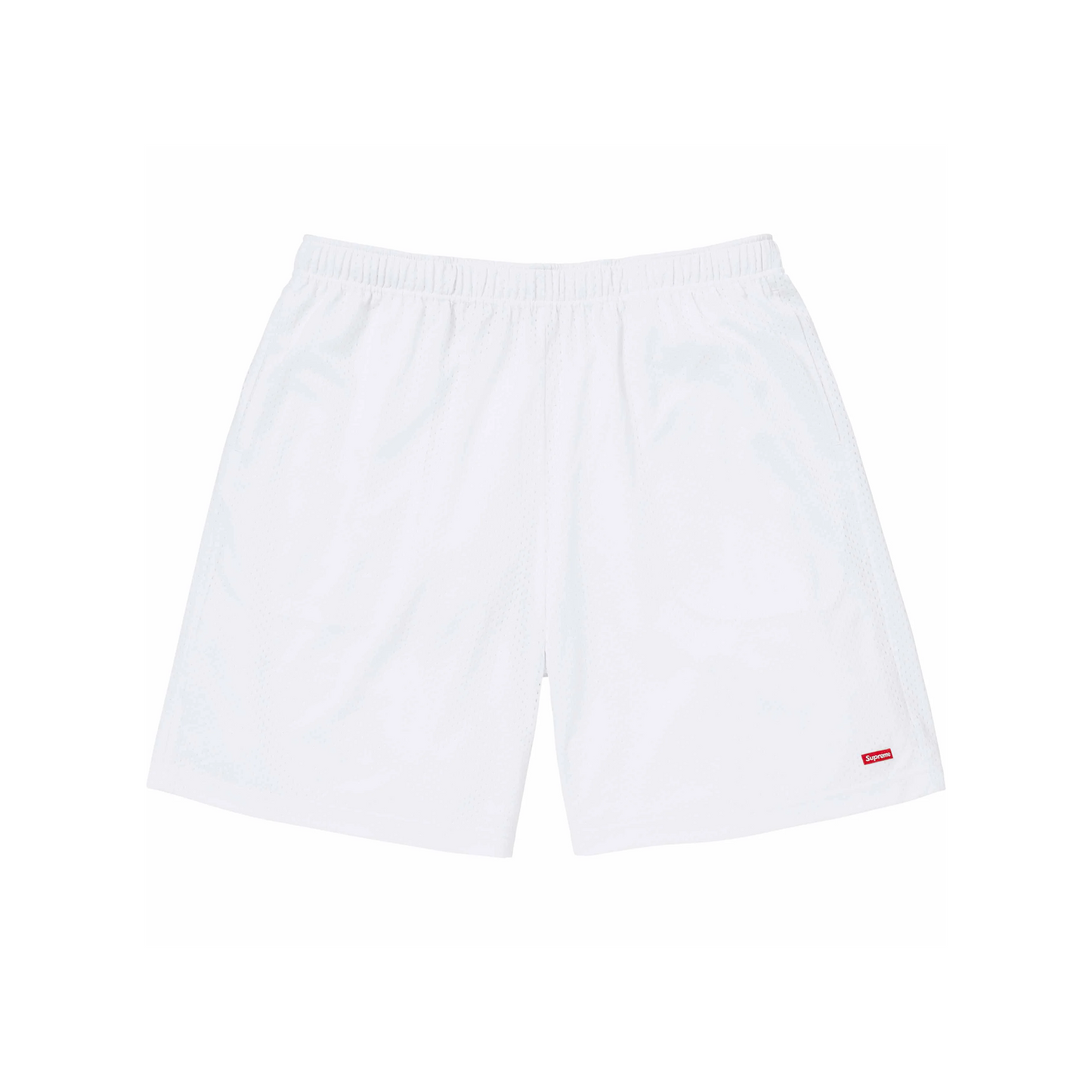Supreme Small Box Baggy Mesh Short White (SS24)