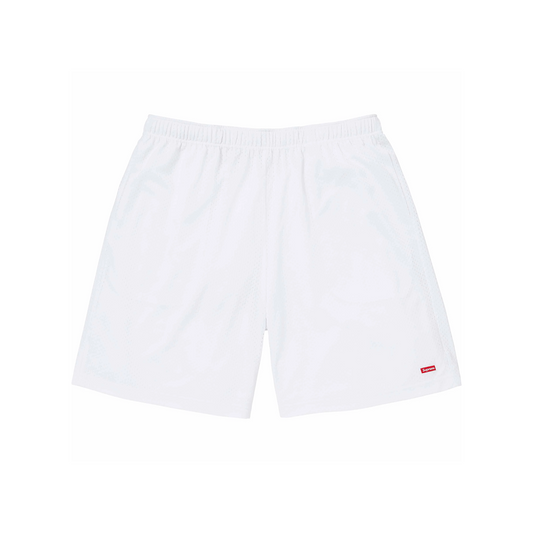 Supreme Small Box Baggy Mesh Short White (SS24)