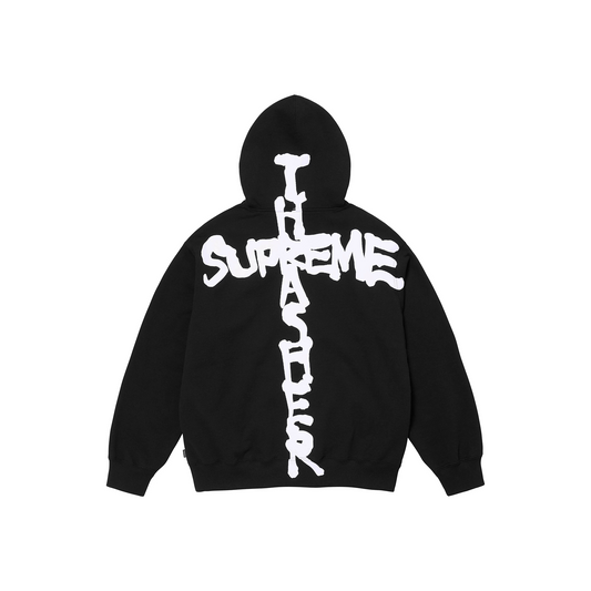 Supreme Thrasher Zip Up Hoodie Black (FW24)