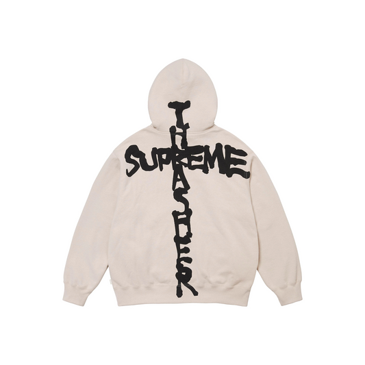 Supreme Thrasher Zip Up Hoodie Stone (FW24)