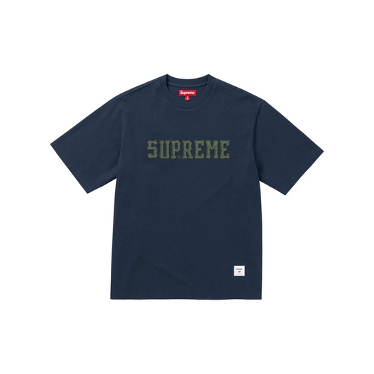 Supreme Twill Appliqué Tee Navy (FW24)