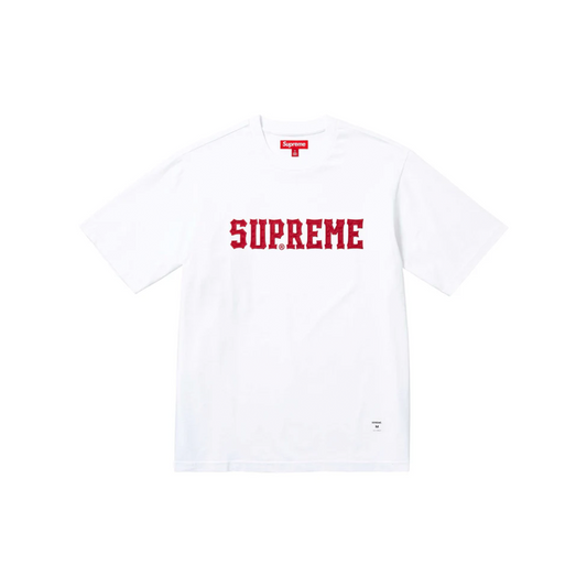 Supreme Twill Appliqué Tee White (FW24)