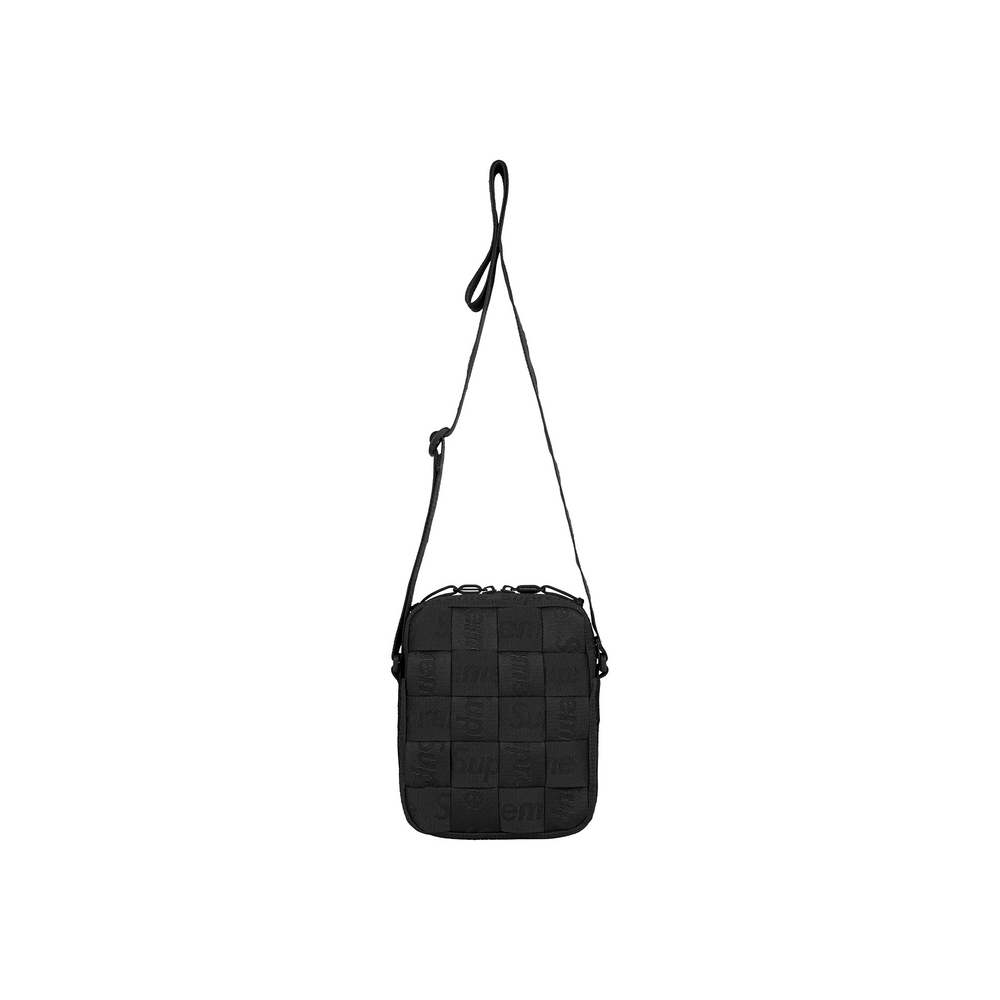 Supreme Woven Shoulder Bag Black (SS24)