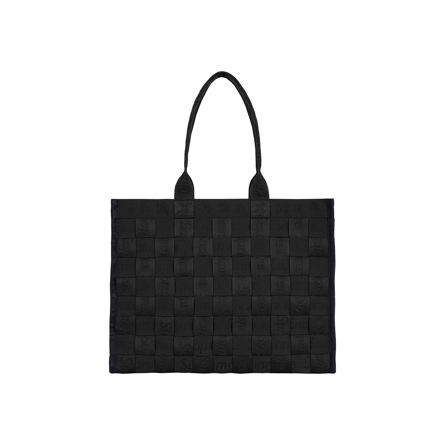 Supreme Woven Tote Bag Black (SS24)